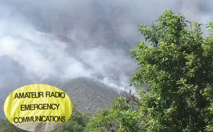 Mexican Amateur Radio Volunteers Providing Communication in Wildfire Response